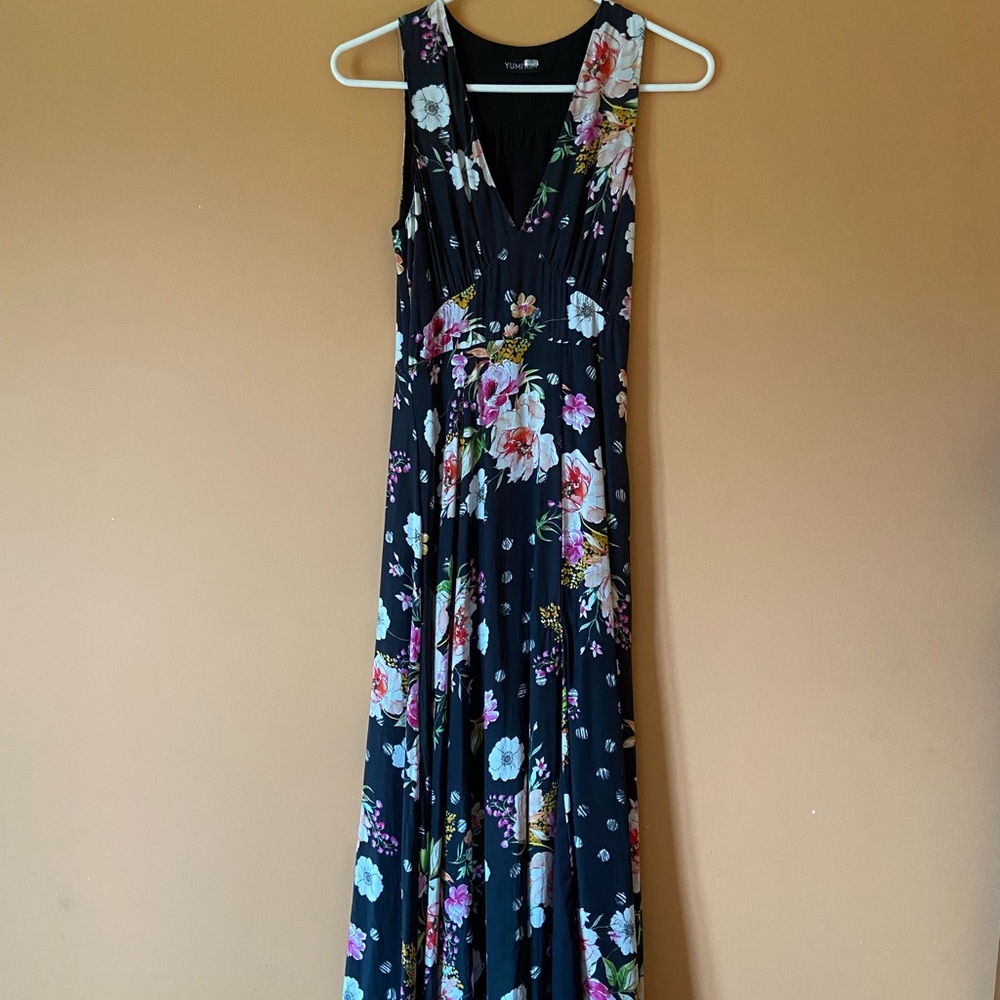 Yumi Kim Floral Sleeveless Maxi Dress